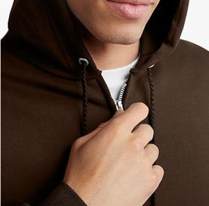 Sweat à capuche zippé pour hommes Design respirant Service OEM Logo personnalisé Tissu GSM lourd 500gsm Sweats à capuche zippés pour hommes Meilleur prix - Product Image 3