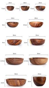 Plateau de service en bois mixte FT01, prix d'usine, vente en gros, formes et tailles personnalisées, plateau en bois naturel artisanal - Product Image 5