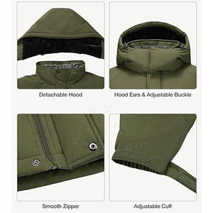 Chaqueta térmica de esquí para hombre, impermeable, a prueba de viento, para snowboard, deportiva, personalizable. - Product Image 6