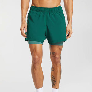 Shorts de sport décontractés pour hommes 2026 – Tenue de gym respirante en polyester/coton avec cordon de serrage – Style urbain uni - Product Image 3