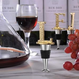 Gold Letter L Prosecco <b>Wine</b> Bottle Stopper Reusable Leak-Proof Accessory With Keep-Fresh Standard Gift for <b>Wine</b> Lovers - Product Image 6