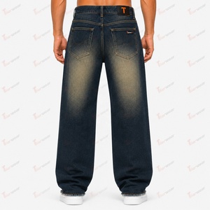 Jeans Casuales para Hombre al por Mayor, Pantalones de Mezclilla Personalizados, Corte Slim Fit, Pierna Recta, Elásticos, Jeans de Algodón Premium, Marca Privada - Product Image 5