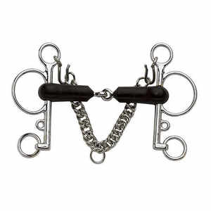 Mèches d'équitation occidentales sur mesure Anneau lâche Mélen Bouche Caoutchouc Mèches à pointillés Diviseur de pièces en cuivre Tige incurvée Cheval direct d'usine - Product Image 3