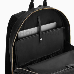 Mochila de Cuero Premium con Cierre de Poliéster, Gran Capacidad, Impermeable, Ligera, para Viajes, Trabajo, Uso Diario, Transporte Profesional - Product Image 4