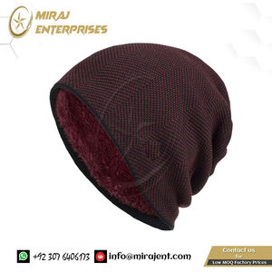 Gorros informales Skullies, sombreros de lana de algodón para hombres, gorro de marca para exteriores, Gorros sólidos, gorro cálido de invierno para hombres, gorro de punto para adultos - Product Image 5