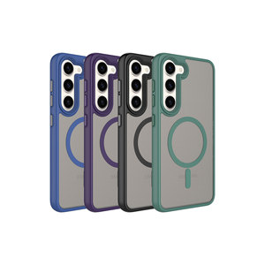 Funda de Silicona Delgada Compatible con Magsafe, Carga Inalámbrica, Parte Trasera Mate, para Samsung Galaxy S23 Plus Translúcido A55 - Product Image 2