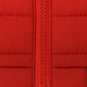 Rojo y Negro Ombre Fade Puffer chaleco chándal con capucha acolchado conjunto de invierno - Product Image 6