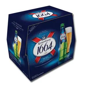 Kronenbourg 1664 Bière Blanche 330ml Vente entière Kronenbourg premium Bière Blanche 1664 à vendre/Kronenbourg Blanc 1664 5% 24x33cl