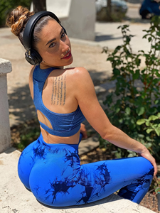 New 2025 Best Quality women's <b>tie</b> <b>dye</b> leggings with custom Design Printing quick dry sports wear women's <b>tie</b> <b>dye</b> leggings - Product Image 4