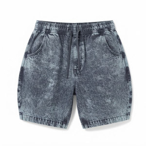 Pantalones Cortos de Estilo Urbano con Acabado Moderno Lavado al Ácido, Cómodos y Duraderos - Product Image 1