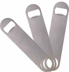 Ouvre-bouteille plat en acier inoxydable le plus vendu ouvre-bière robuste ouvre-boîte de soda à clé de barre de barman - Product Image 1