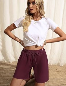 Pantalones cortos Cargo para mujer, pantalones cortos estampados de estilo callejero a la moda con múltiples bolsillos, ropa de playa para vacaciones de verano - Product Image 5