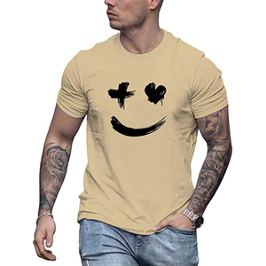 Camiseta de Manga Corta para Hombre, Cuello Redondo Clásico, con Bolsillo, Venta Directa de Fábrica, Transpirable - Product Image 4
