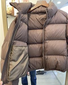 Chaqueta de Plumón Corta para Mujer, Nueva Colección de Invierno, Cintura Alta, Gruesa, Cuello Alto, Impermeable, Transpirable, 2024 - Product Image 3