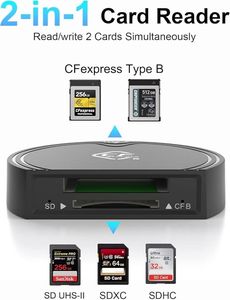 Dual <strong>Card</strong> <strong>Slot</strong> for Micro <strong>SD</strong> <strong>Card</strong> Reader for iPhone &amp; iPad Portable Trail <strong>Camera</strong> Viewer <strong>with</strong> Plug &amp; Play Feature Supports <strong>SD</strong> TF C