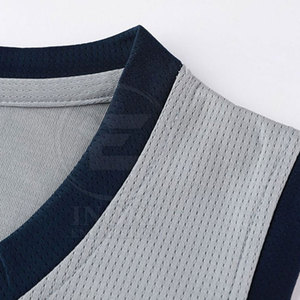 Conjuntos de Uniformes de Baloncesto de Talla Grande, Sin Mangas, Transpirables, de Secado Rápido, 100% Poliéster, con Logotipo Personalizado, Tallas Personalizables para Unisex - Product Image 6