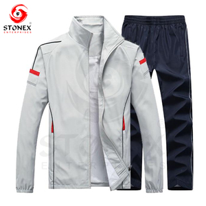 Winter Mens Sweatpants and Hoodie Set 1 Piece Eco-Friendly Breathable <b>Polyester</b>/Cotton Tracksuit OEM Flared <b>Joggers</b> - Product Image 2