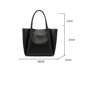 2024 Classic Casual Genuine Leather Single Shoulder Handbag for Women Zipper Closure <b>Travel</b> <b>Tote</b> Bag - Product Image 5