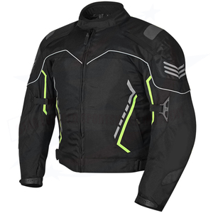 Último diseño color negro sólido cuello alto calidad superior hecho con logotipo personalizado y etiqueta hombres motobike desgaste chaquetas - Product Image 5