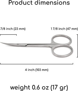 Ciseaux à ongles à cuticules manucure professionnelle PRO série Expert SMART ciseaux à cuticules plaqués argent ciseaux de manucure écologiques - Product Image 2