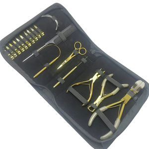 Kit d'outils professionnel pour extensions de cheveux avec aiguille, pince à perles, acier inoxydable, écologique - Product Image 6