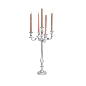 Floor <b>Candelabra</b> Tall Silver Plated for Wedding Decoration Wedding Floor <b>Candelabra</b> Metal Aluminum Handmade Bulk - Product Image 1