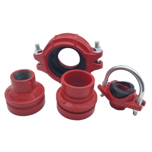 Ul/FM mẫu miễn phí sơn rãnh TEE khuỷu tay Công Đoàn giảm tốc chéo linh hoạt khớp nối Lửa Phun nước Phụ kiện Carbon - Product Image 6