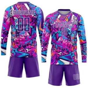 Tenue de football tendance de haute qualité 100% polyester écologique, respirante et à séchage rapide, dernier modèle, uniforme de football pour adultes unisexe - Product Image 2