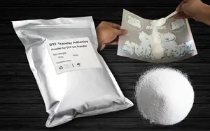 Hot-melt Adhesive Powder Preheat For Heat Transfer PET Film Printing Digital Prints Supplies With DTF PET Film And Ink