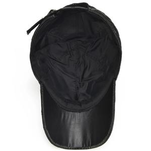 Gorras de béisbol 2025 primavera piel de oveja genuina 55-61CM gorras de béisbol negras para hombre Casual Street Gf Gorras papá sombrero - Product Image 6