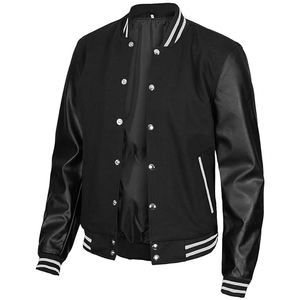 2024 New OEM 100% High Quality Varsity Baseball <b>Jackets</b> for <b>Men</b> Cotton Polyester Whole Sale Plain Bomber High Street Style - Product Image 2
