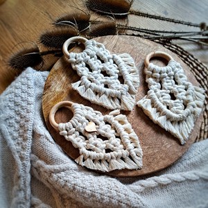 Porte-serviettes en macramé Anneaux de serviette fantaisie pour fête de mariage Meilleure finition pour restaurants et bars - Product Image 5