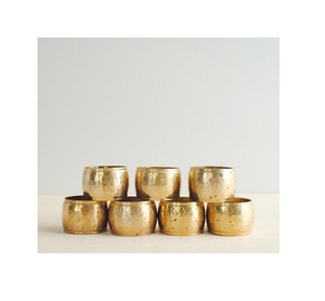 Anneaux de serviette en aluminium de style occidental pour les fêtes de mariage Design créatif de fleurs pour la décoration de table de la maison du restaurant de l'hôtel - Product Image 6