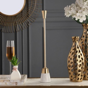 Bougeoir en métal moderne pour la décoration intérieure, la table du salon et la chambre à coucher, pièce d'accent élégante avec une construction durable - Product Image 6