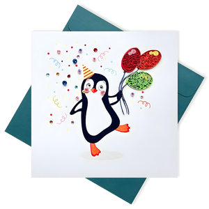 การ์ดอวยพรกระดาษเวียดนามเป็นมิตรต่อสิ่งแวดล้อมสุขสันต์วันเกิดพร้อมลายนูนดอกไม้ยก3D - Product Image 5