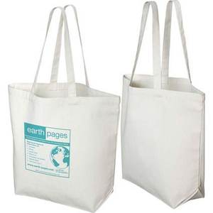 Sac fourre-tout en toile de coton biologique de haute qualité de 12oz sac fourre-tout à provisions recyclable avec logo imprimé personnalisé - Product Image 6