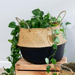 Cestas de Almacenamiento Rústicas de Seagrass con Asas, Ecológicas, Color Personalizado, Hechas a Mano, Multifuncionales para Jardín - Product Image 2