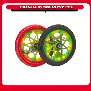 2024 Top Selling Kids' Bikes High Quality LED Lights Durable EVA <b>Wheels</b> Enhanced Visibility <b>Bicycle</b> Tires Nighttime Safety - Product Image 2