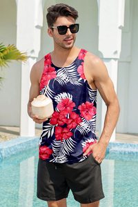 <b>Mens</b> Tank Top 100% Cotton 3D Print Breathable Fabric Lightweight Sleeveless Shirt Ideal For Gym Fitness And Casual Summer Wear - Product Image 5