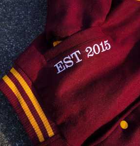 Chaqueta Universitaria Personalizada para Hermandades y Fraternidades Griegas |   Bordado de Letras en la Parte Delantera |   Color y Logotipo Personalizados - Product Image 3