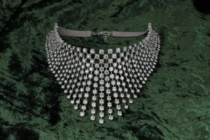 Ensemble de bijoux de mariée en diamant moissanite tendance, collier et boucles d'oreilles de luxe, ensemble de bijoux de fête de mariage pour femmes - Product Image 6