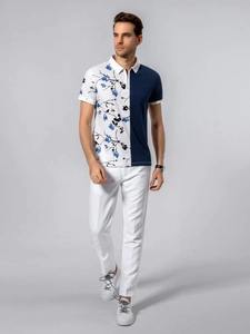 เสื้อโปโลชายทรงสลิมฟิตผ้าสแปนเด็กซ์ปักลาย12% โพลีเอสเตอร์88% พิมพ์ซับลิเมชัน100% โพลีเอสเตอร์สีพื้น - Product Image 3