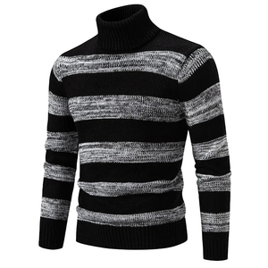 Pull d'hiver en cachemire 100% tricoté sur mesure pour homme, respirant, confortable, épaisseur en polaire, taille personnalisée - Product Image 4