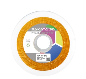 PLA HR-870/ สีส้ม/ สำหรับการพิมพ์ 3 มิติ/ เส้นพลาสติกสำหรับเครื่องพิมพ์ 3 มิติ/ 1 กิโลกรัม 1.75 มม. - Product Image 1