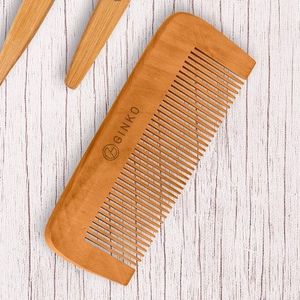 หวีไม้ที่เป็นมิตรกับสิ่งแวดล้อมสำหรับจัดแต่งทรงผมยาวและหยิก - Product Image 3