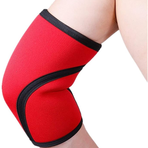 Manchon de compression élastique en néoprène à bas prix, robuste, pour la salle de sport, la remise en forme, l'exercice, réglable, manchons de bras rouges respirants - Product Image 5