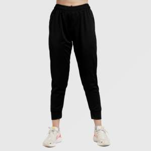 Pantalon décontracté respirant pour femme, taille haute, coupe crayon évasée, taille moyenne, XL, noir, pour l'automne - Product Image 3