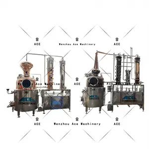 Ace Craft 4000L para destilería de licores Alembic Copper Still Alcohol Distill Machine