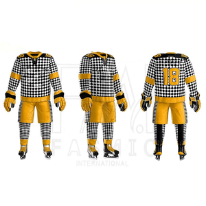 Shorts de hockey sur glace de haute qualité 100% polyester avec design imprimé couleur personnalisé, séchage rapide et respirant - Product Image 6