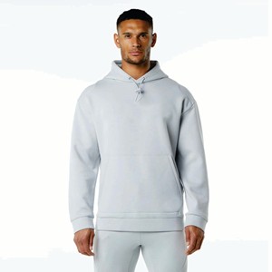 Ventes en gros de sweats à capuche surdimensionnés en molleton technique 500 GSM pour hommes, avec patchwork en coton, fermeture éclair, survêtements, logo brodé, hiver - Product Image 1